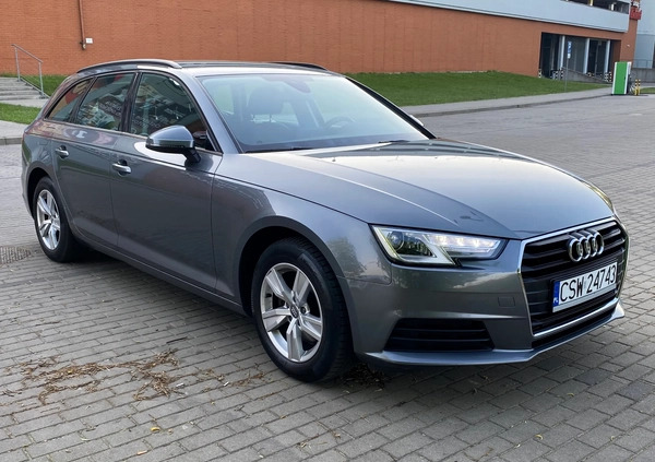 Audi A4 cena 82500 przebieg: 145000, rok produkcji 2018 z Grudziądz małe 46